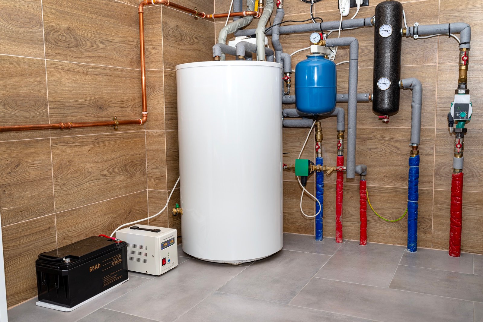 Sicherheit beim Reinigen eines Regenwassertanks